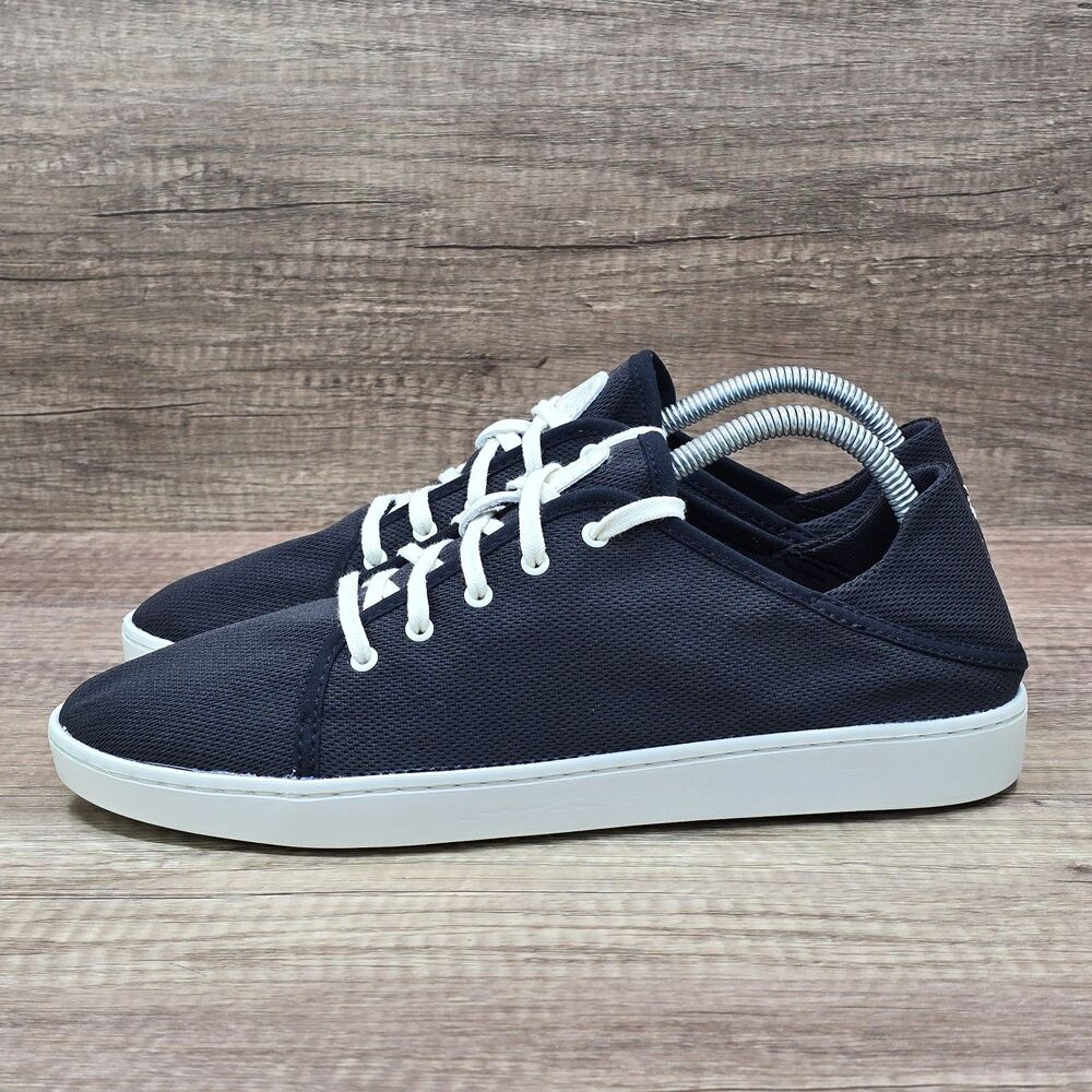 OluKai Pehuea Li Women's Sz 6.5 Black White Mesh Shoes Sneakers (20379-40WS) NEW - Picture 3 of 9